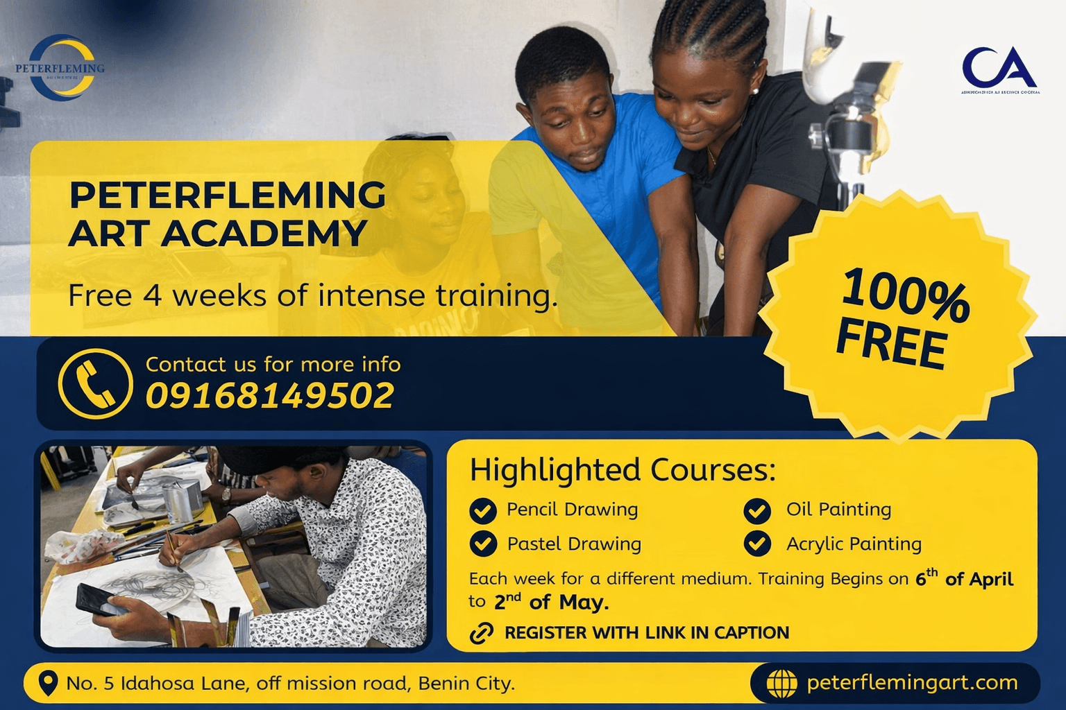 1-Month Intensive Art Training